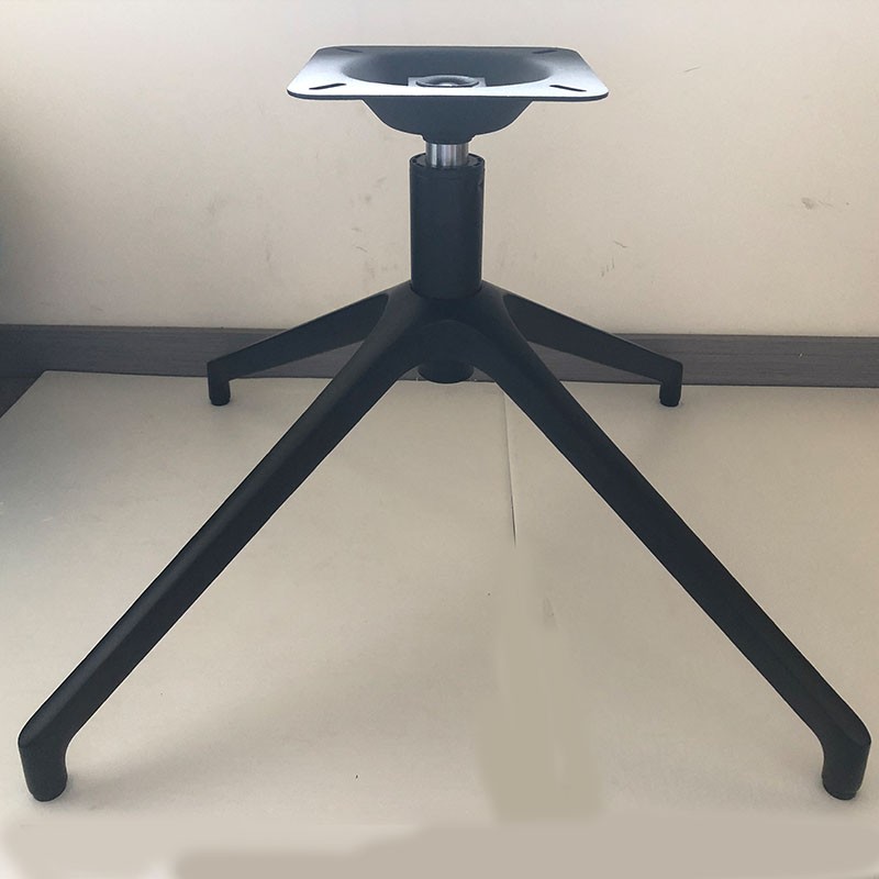 Heavy duty swivel base for chair with 4 leg aluminum design