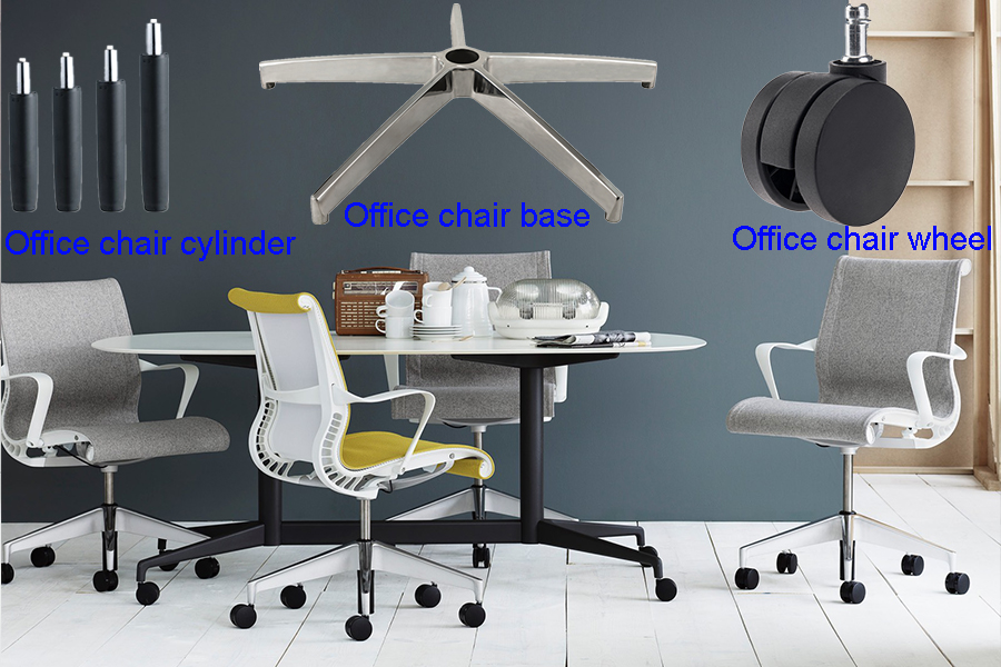 office chair spare parts base cylinder mechanism armrest wheels furniture complements from china wholesale vendor