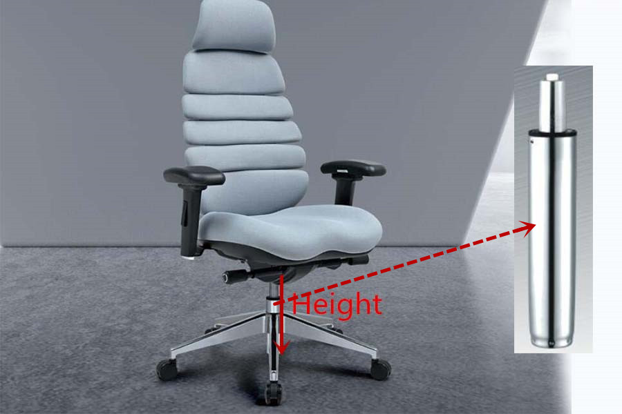 Foshan furniture factory OEM for high quality office gas strut size chart seating parts