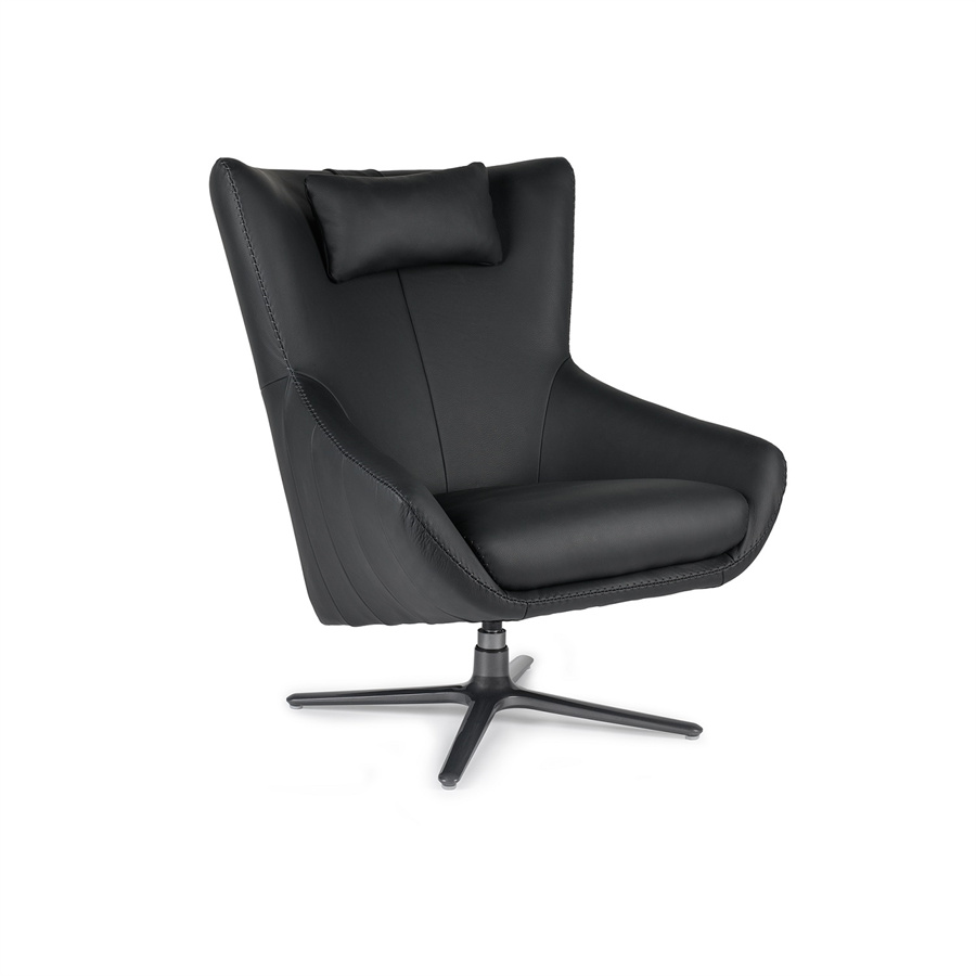 large swivel armchair