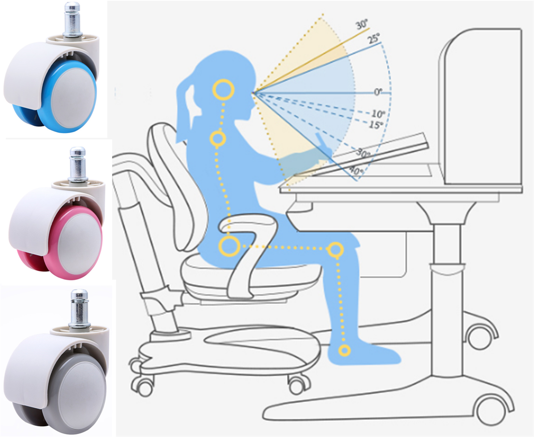 where to wholesale office 2 inch casters with brakes chair spare parts