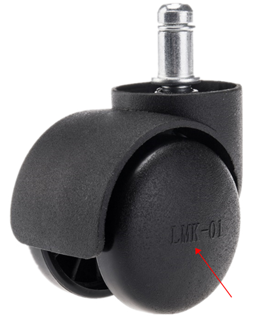 custom caster wheels logo