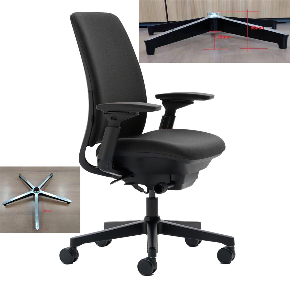 office leap chair v2 with platinum base and frame by steelcase parts manufacturer in China