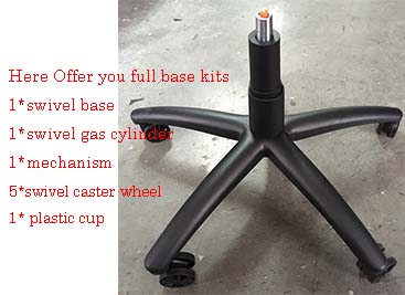 Heavy duty furniture spare parts gaming chair flat base Supplied by Alibaba Dropshippers