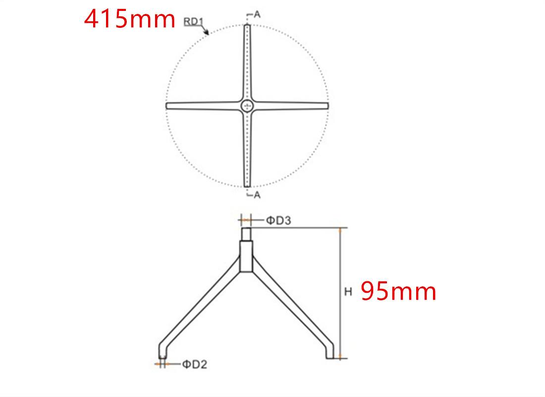 wholesale lounge metal chair legs spare parts