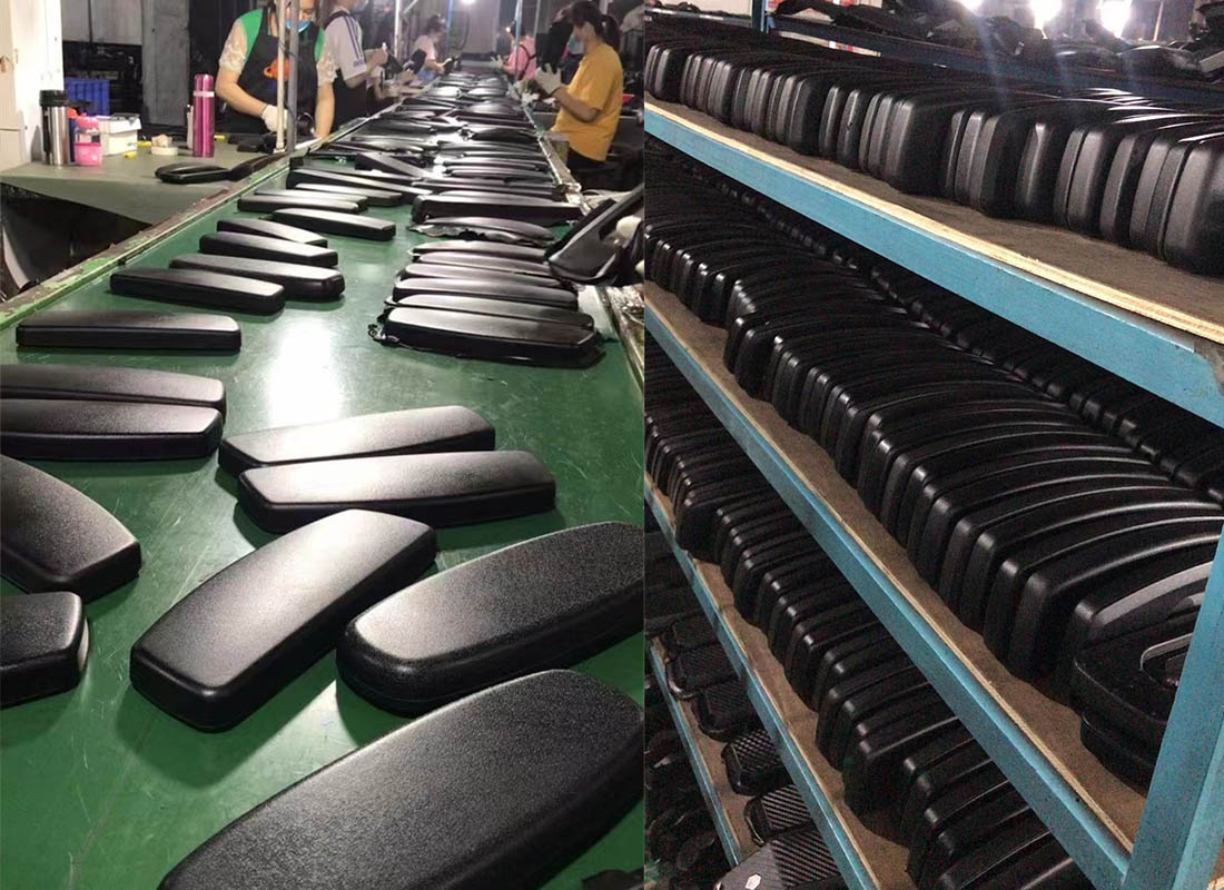 office chair padded armrest revolving parts manufacturer in China