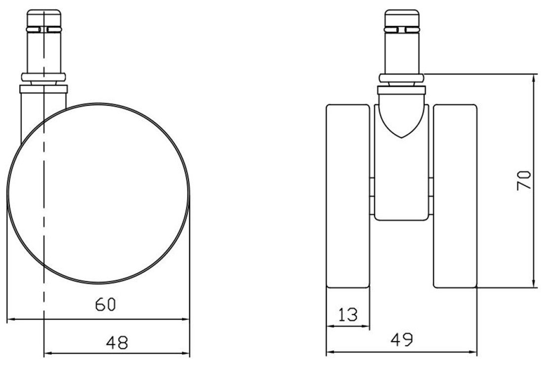 office chair lockable wheels parts suppliers in China