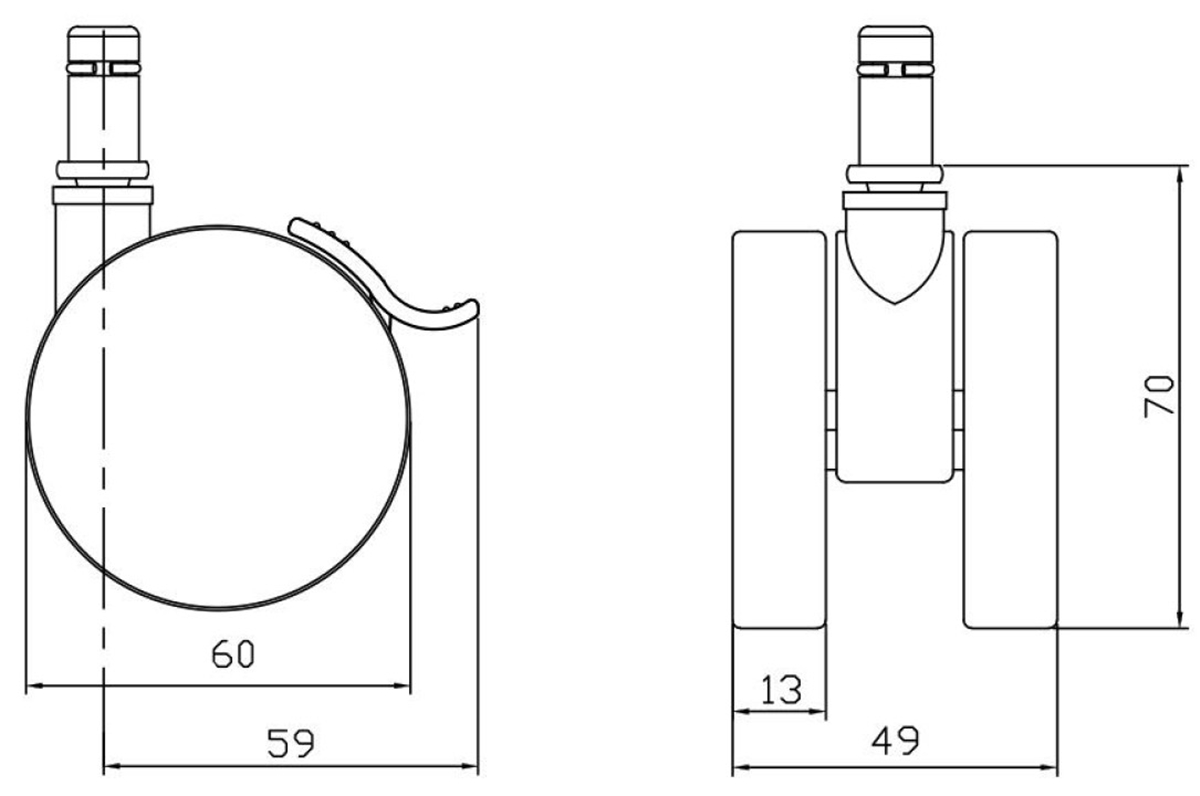 9-office-desk-chair-wheel-replacement-parts-manufacturer-in-China-6004-dimension