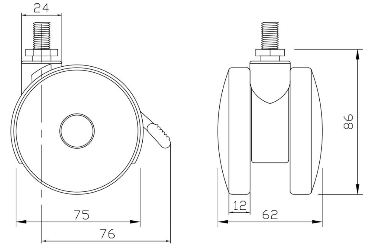 7-office-chromcraft-replacement-chair-casters-parts-manufacturer-in-China-dimension