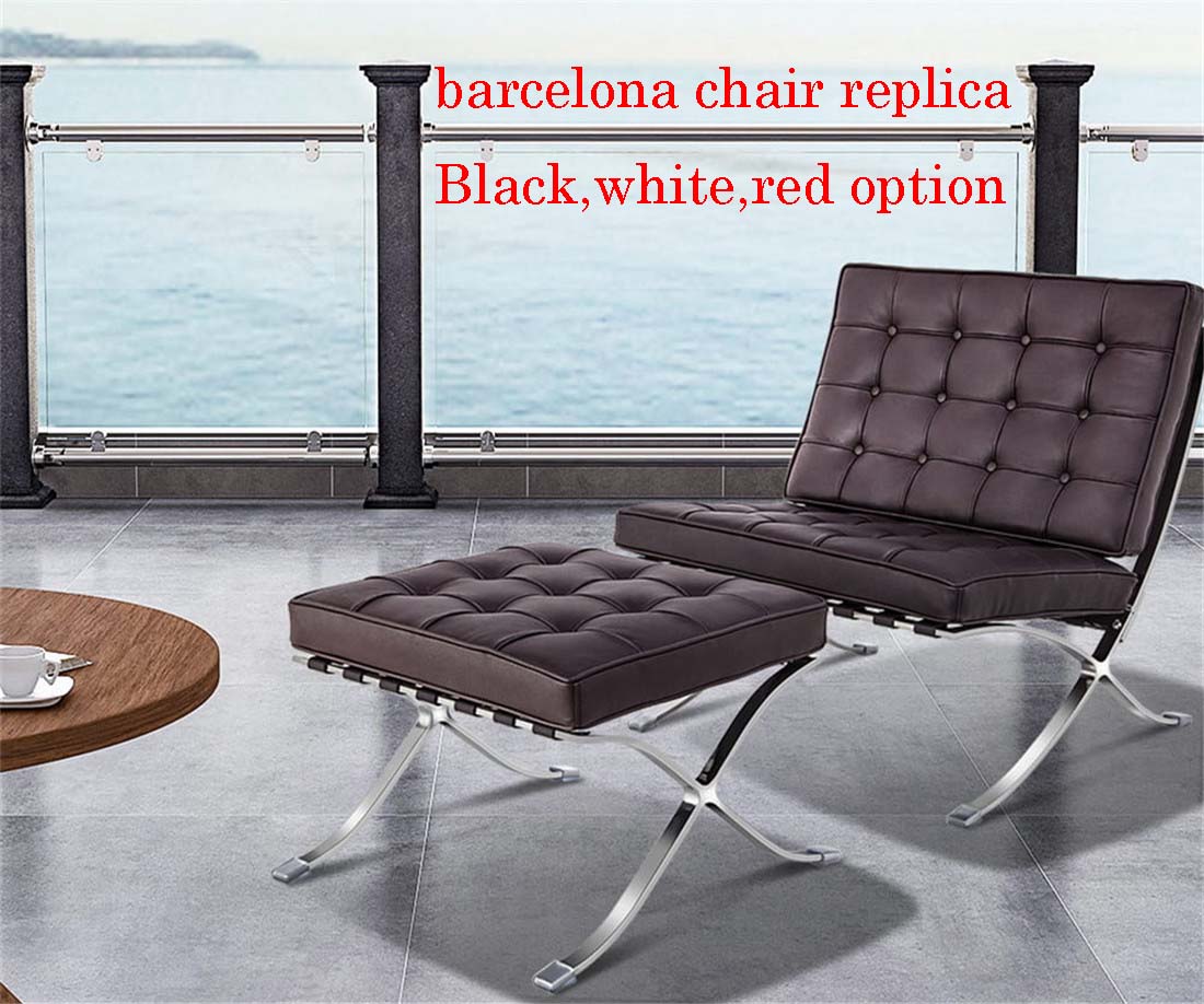 moq 10 dupe barcelona chair reproduction from ODM furniture maker