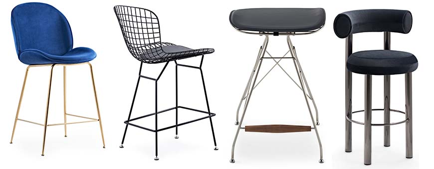 Knoll zieta design replica counter height bar stools on sale